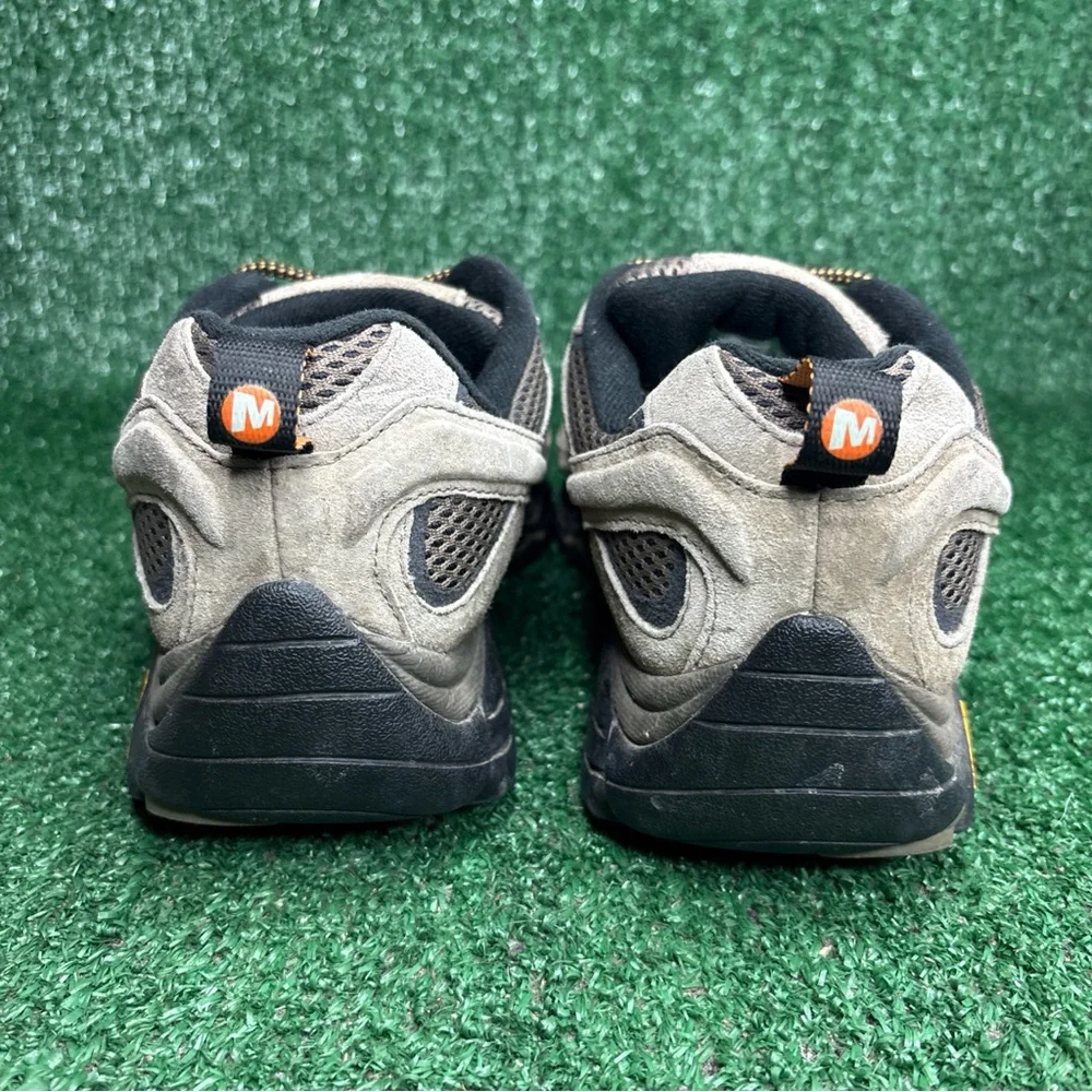 Merrell‎ Moab 2 Ventilator Hiking Shoes Mens Size 9 Brown Vibram Trail Outdoor